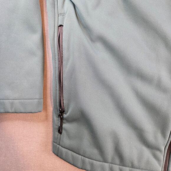 Spyder Men’s XL Hooded Full Zip Jacket Green Black Polyester - Picture 16 of 16